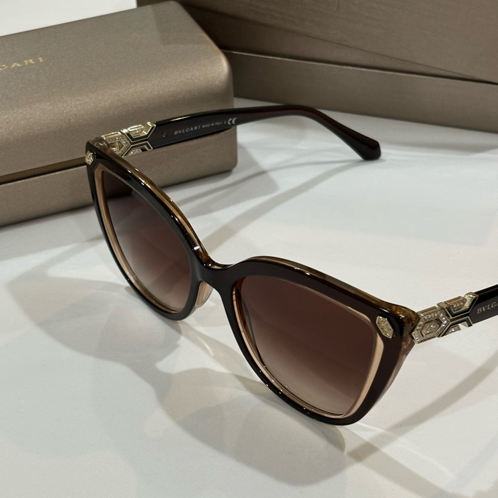 Bulgari Bvlgari Brown Sunglasses